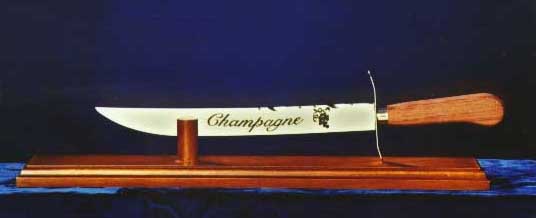  champagne Saber used toasting 