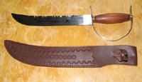  Intro Champagne Saber with Leather Sheath 