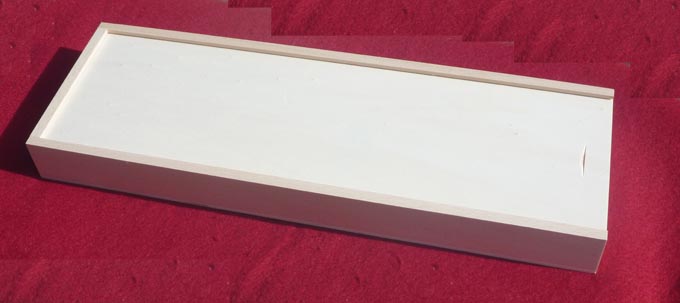 Saber in wooden box incl. white gloves and room for champagne bottle -  Champagne Sabres - Wineandbarrels A/S